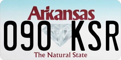 AR license plate 090KSR