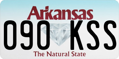 AR license plate 090KSS