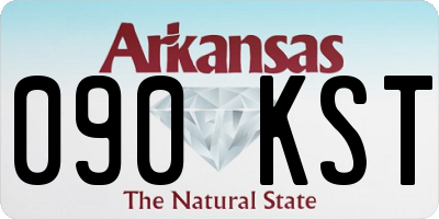 AR license plate 090KST