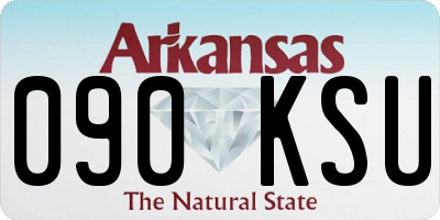 AR license plate 090KSU