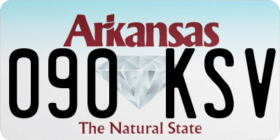 AR license plate 090KSV