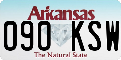 AR license plate 090KSW
