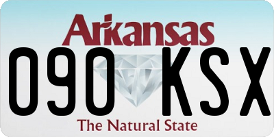 AR license plate 090KSX