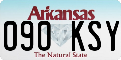 AR license plate 090KSY