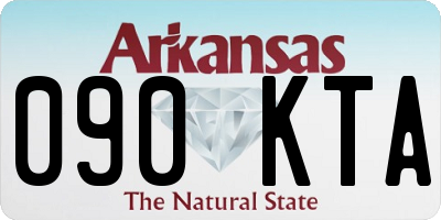 AR license plate 090KTA