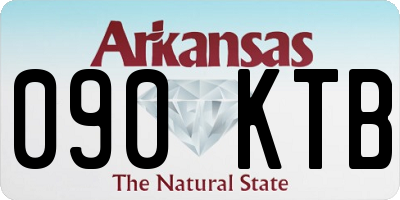 AR license plate 090KTB