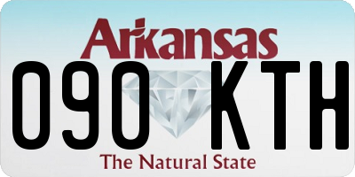 AR license plate 090KTH