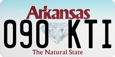 AR license plate 090KTI