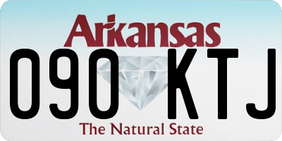 AR license plate 090KTJ