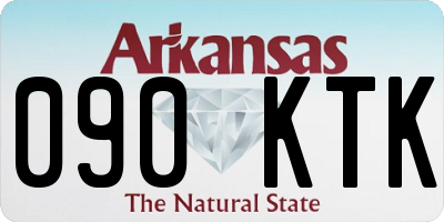 AR license plate 090KTK