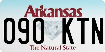 AR license plate 090KTN