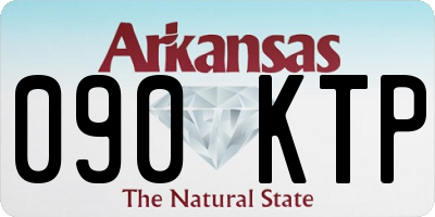 AR license plate 090KTP