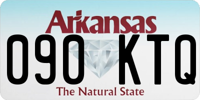 AR license plate 090KTQ