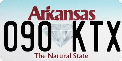 AR license plate 090KTX