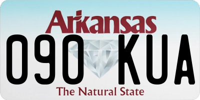 AR license plate 090KUA