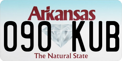AR license plate 090KUB
