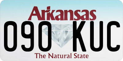 AR license plate 090KUC