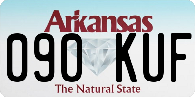 AR license plate 090KUF
