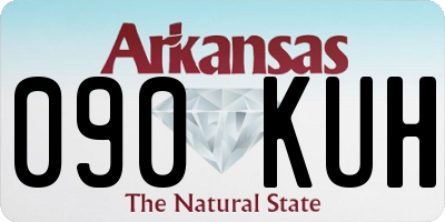 AR license plate 090KUH