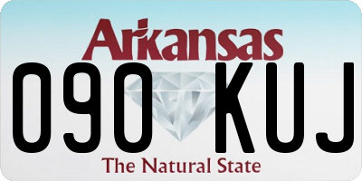 AR license plate 090KUJ