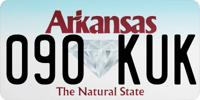 AR license plate 090KUK