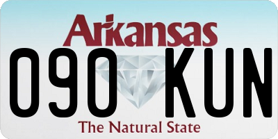AR license plate 090KUN