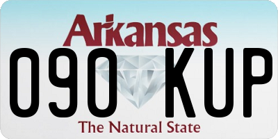 AR license plate 090KUP