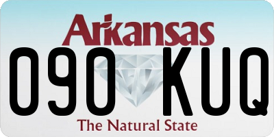 AR license plate 090KUQ