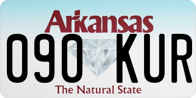 AR license plate 090KUR