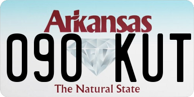 AR license plate 090KUT