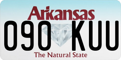 AR license plate 090KUU