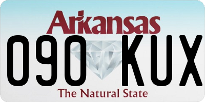 AR license plate 090KUX
