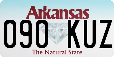 AR license plate 090KUZ