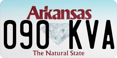 AR license plate 090KVA