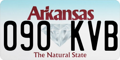 AR license plate 090KVB
