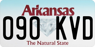AR license plate 090KVD