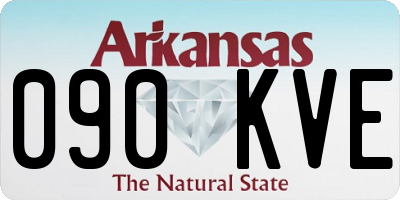 AR license plate 090KVE