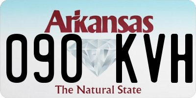 AR license plate 090KVH
