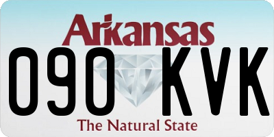 AR license plate 090KVK