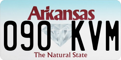 AR license plate 090KVM