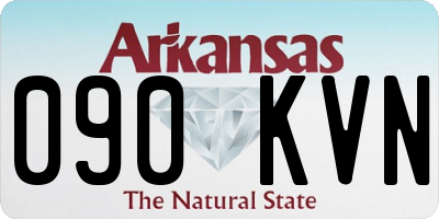AR license plate 090KVN