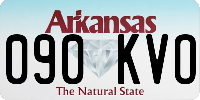 AR license plate 090KVO