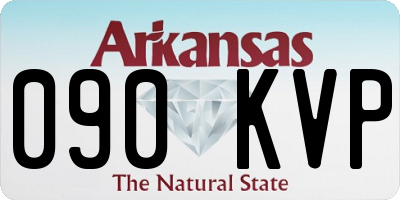 AR license plate 090KVP