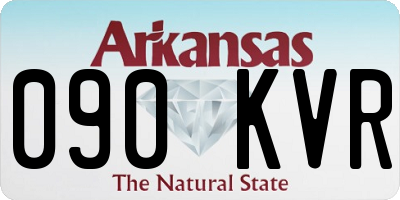 AR license plate 090KVR