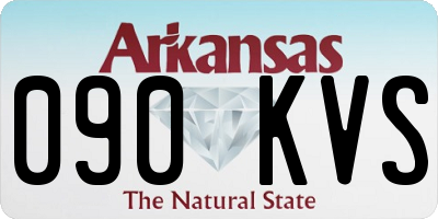 AR license plate 090KVS