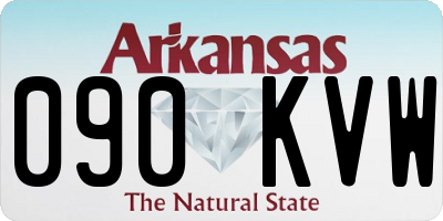 AR license plate 090KVW