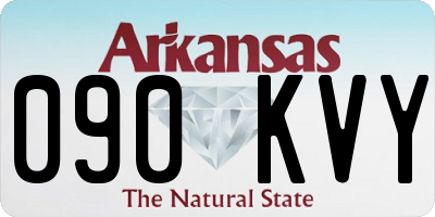 AR license plate 090KVY