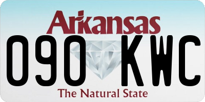 AR license plate 090KWC