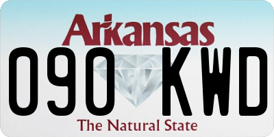 AR license plate 090KWD