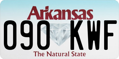 AR license plate 090KWF